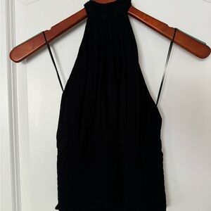 Abercrombie& fitch Black Halter Top